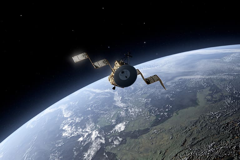 Satellite in Space