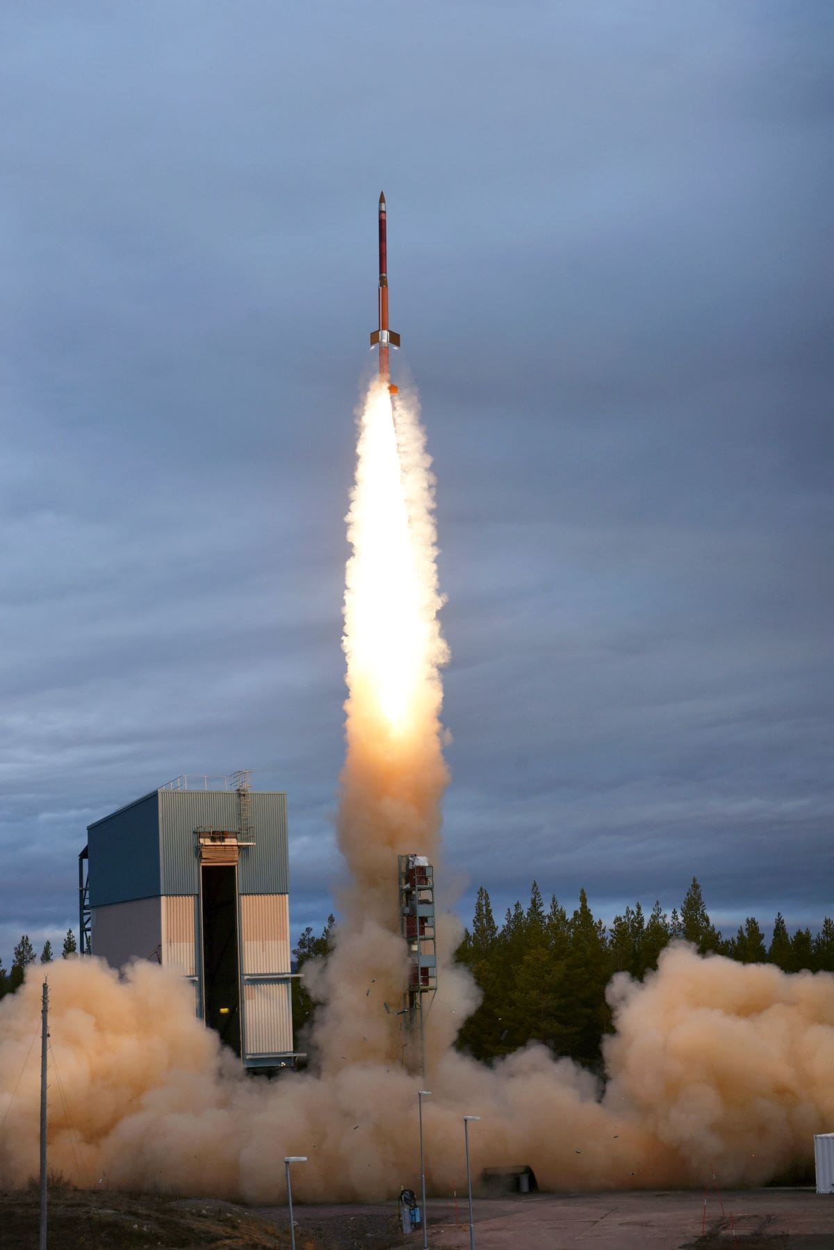A beautiful launch of a beautiful rocket